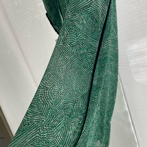 Cynthia Steffe Green and Black Boho Dress nwt - Picture 13 of 16